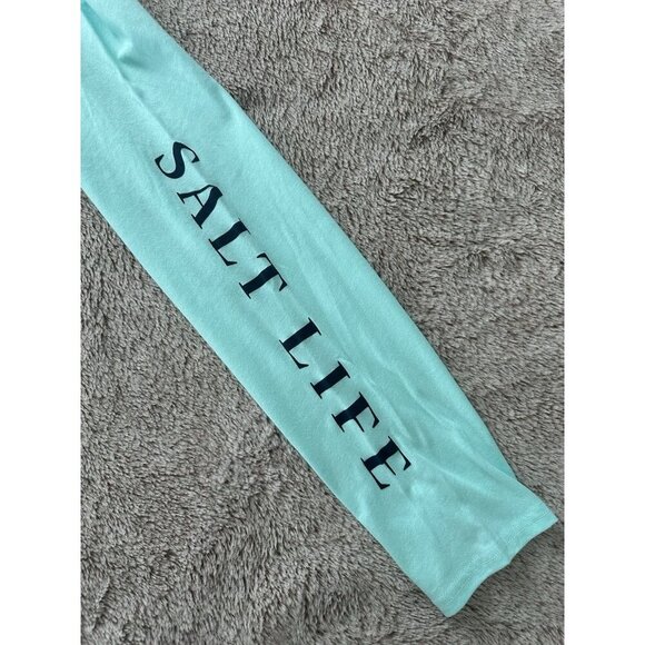 SALT LIFE Women's Maritime Marlin Long Sleeve V-Neck Tee Size M - Picture 7 of 11